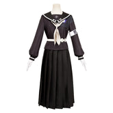 The Hundred Line: Last Defense Academy (2025) Sizuhara Hiruko Black Long Skirt Uniform Outfits Cosplay Costume
